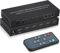 5x1 HDMI Switch with Audio Extractor, Optical SPDIF + 3.5mm Audio, Pack of 2 F69220