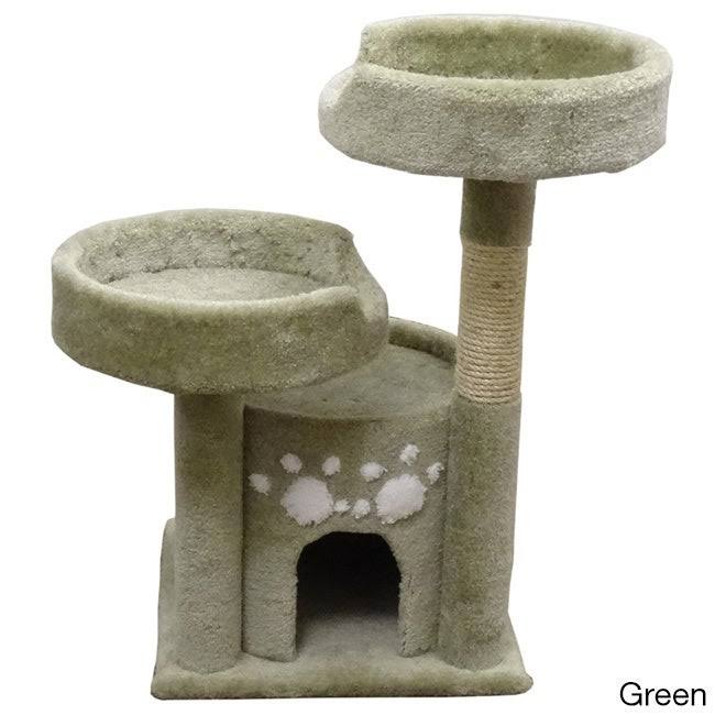 Solid Wood Cat Condo Z4383