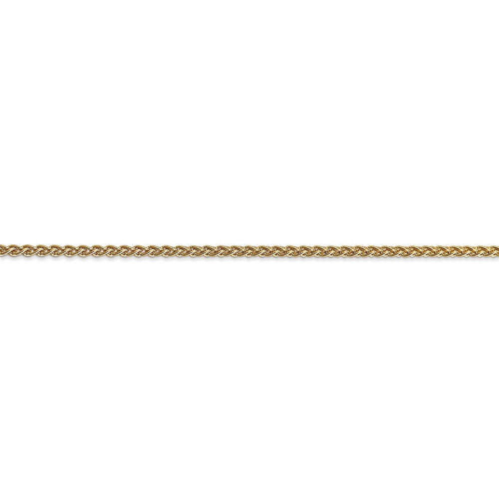 14kt Yellow Gold 2mm Spiga Chain 30 inch Lobster Clasp M2630