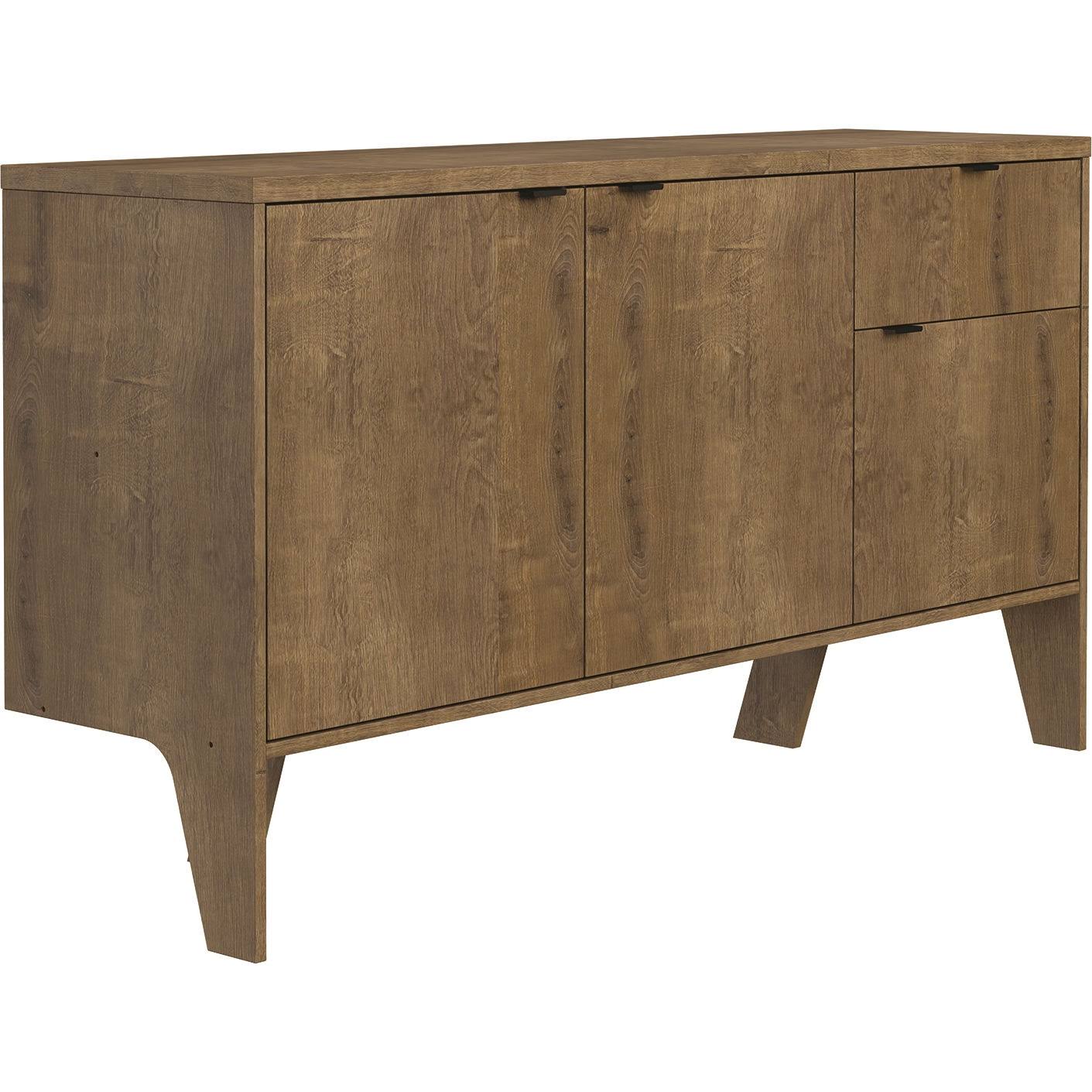 Walnut Melamine Buffet-Server P91135