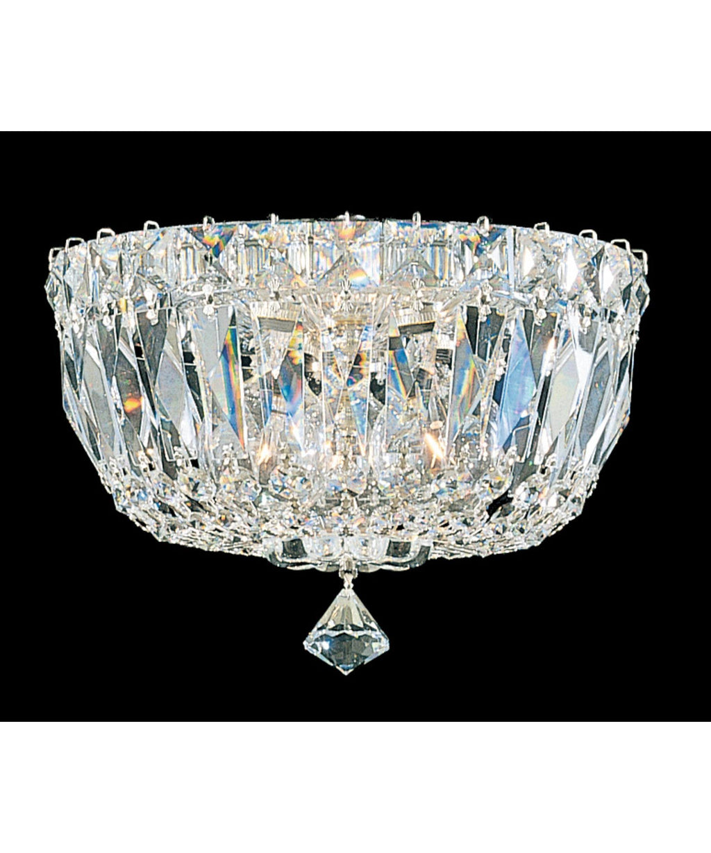 3-Light Crystal Flush Mount Z32538