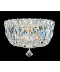 3-Light Crystal Flush Mount Z32538