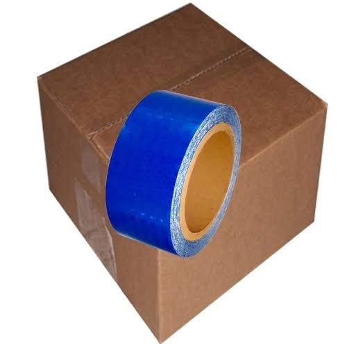Reflective Tape 2x22 x 30 ft Roll (6 Roll/Case) Blue H5891