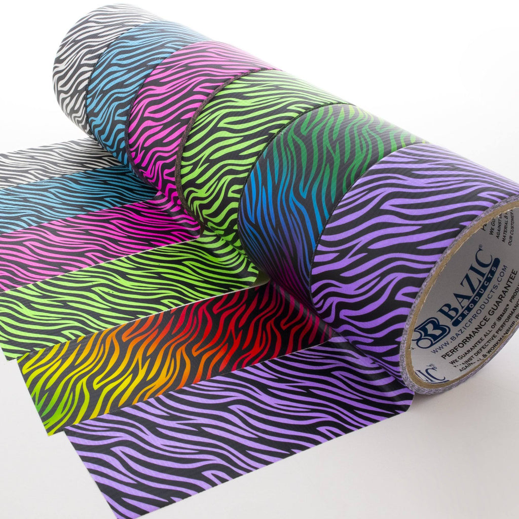 1.88 inch x 5 Yards Zebra Duct Tape (24/Case) J270