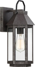 Speckled Black Outdoor Wall Lantern O4320