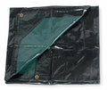 Black/Green Nylon Vinyl Lam Tarp 20x30Ft A87741