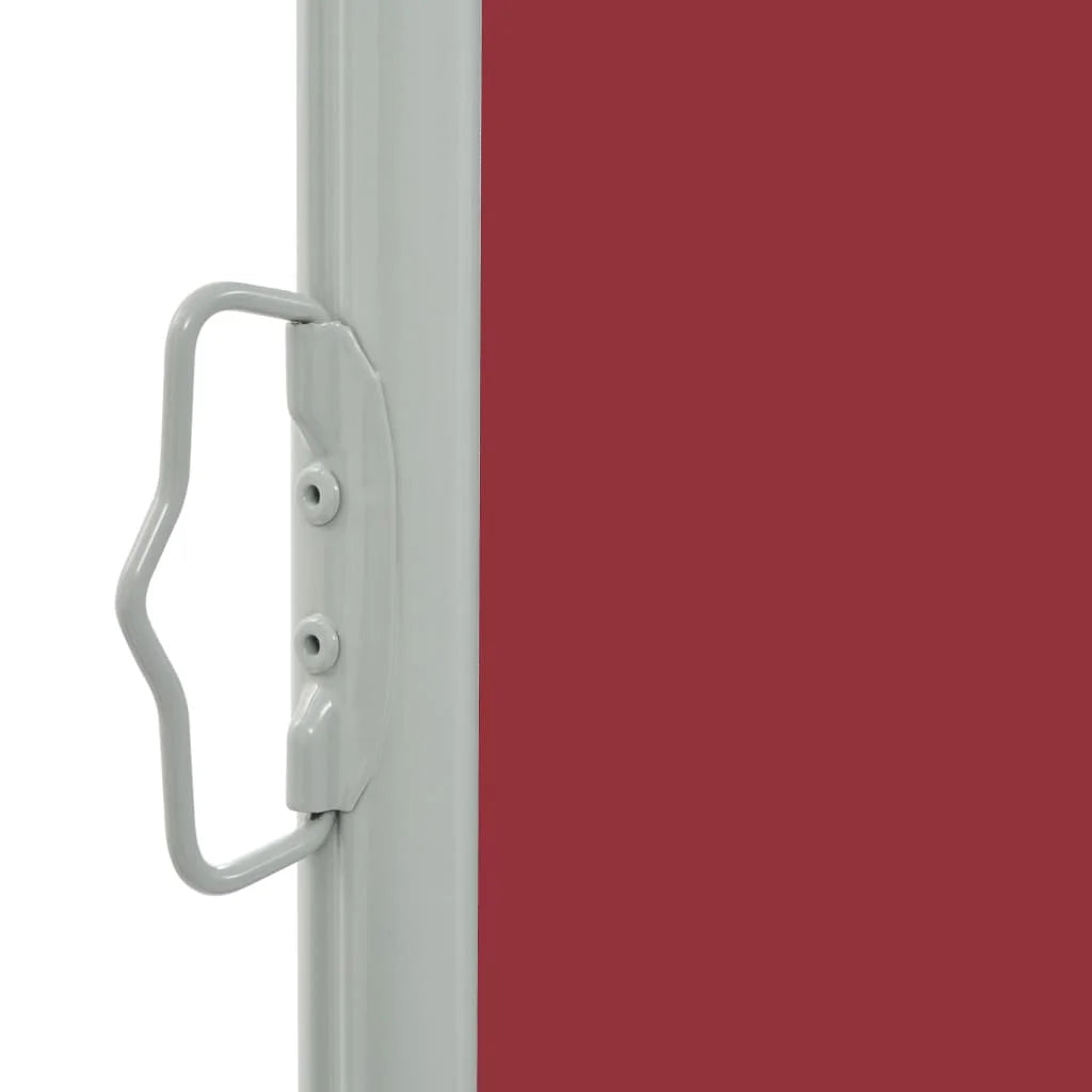 Red Retractable Side Awning F58739