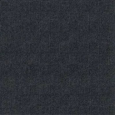 24 x 24 Self-Stick Carpet Tile Black Ice A735