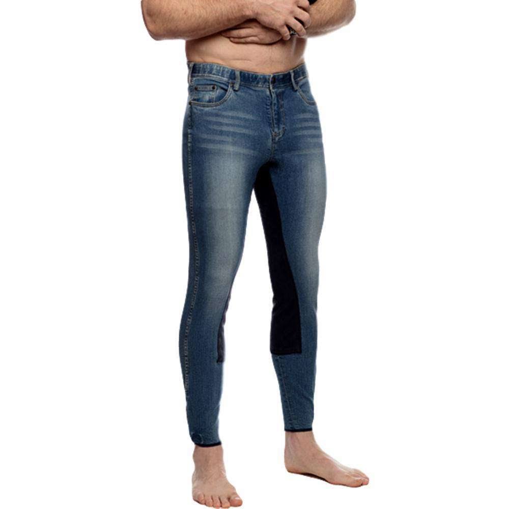 Mens Elite Jean Full Seat - 38r / Blue E65784