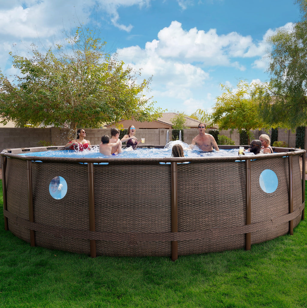 18' x 48" Above Ground Swimming Pool Set A212