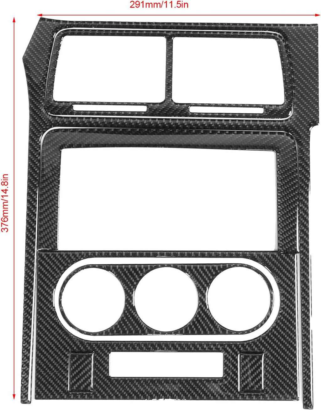 Carbon Fiber AC Control Panel Trim for Dodge Challenger M92145