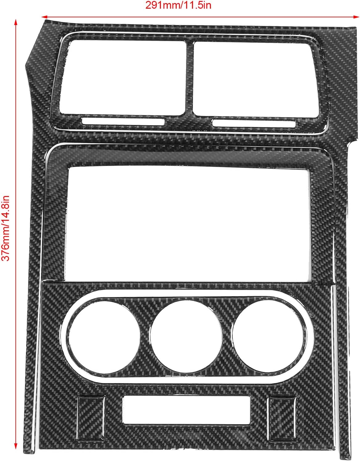 Carbon Fiber AC Control Panel Trim for Dodge Challenger M92145