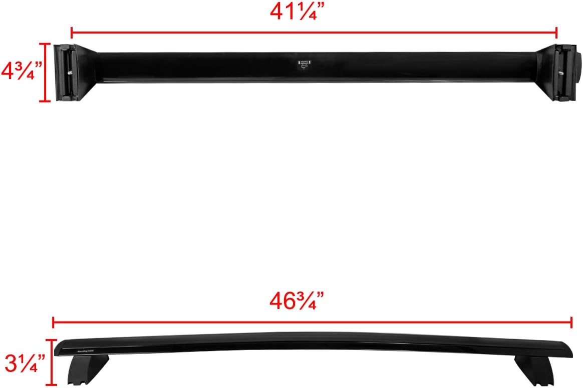 Roof Top Cross Bars Rack Cargo Carrier Pack of 2 A4486