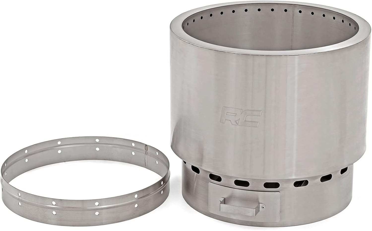 Stainless Steel Smokeless Fire Pit with Carry Bag K8108