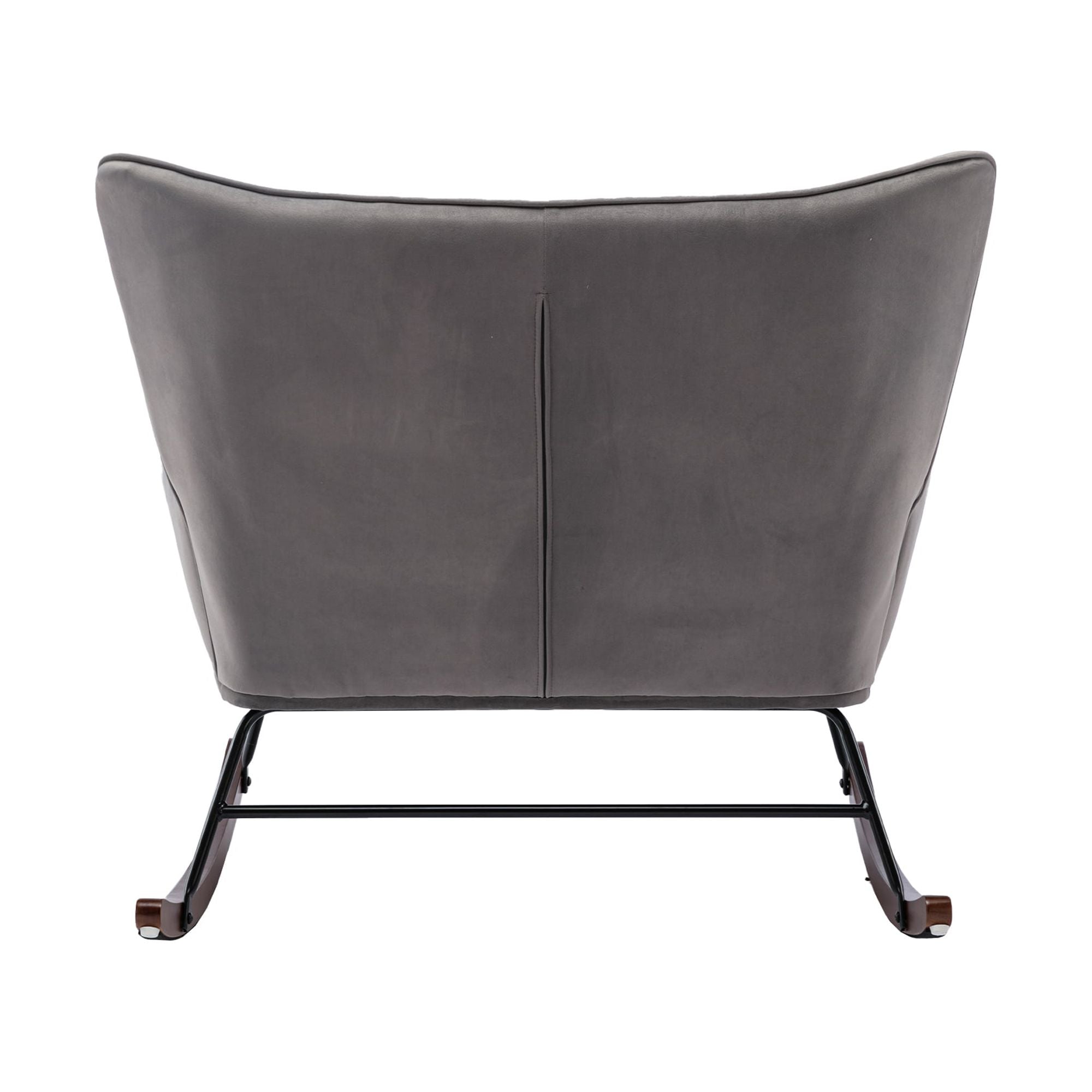 High Back Rocking Fabric Nursery Sofa D9605
