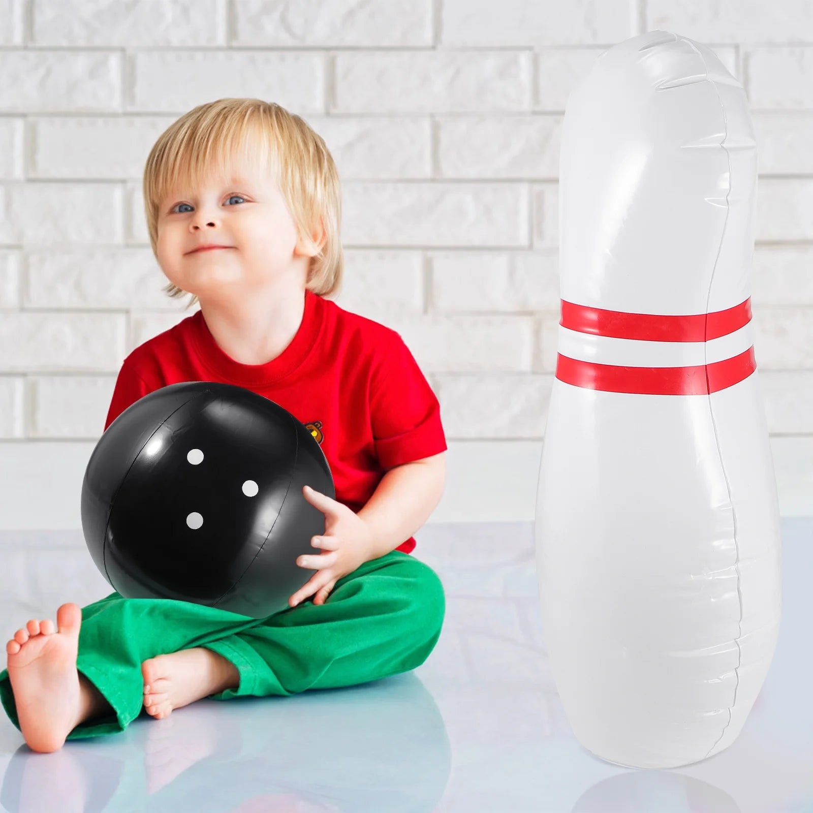 Inflatable Bowling Set Indoor Outdoor Game V6036