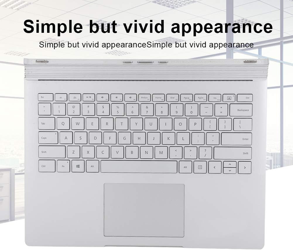 Silver Laptop Keyboard Replacement for Surface Book 1 1704 Q18076