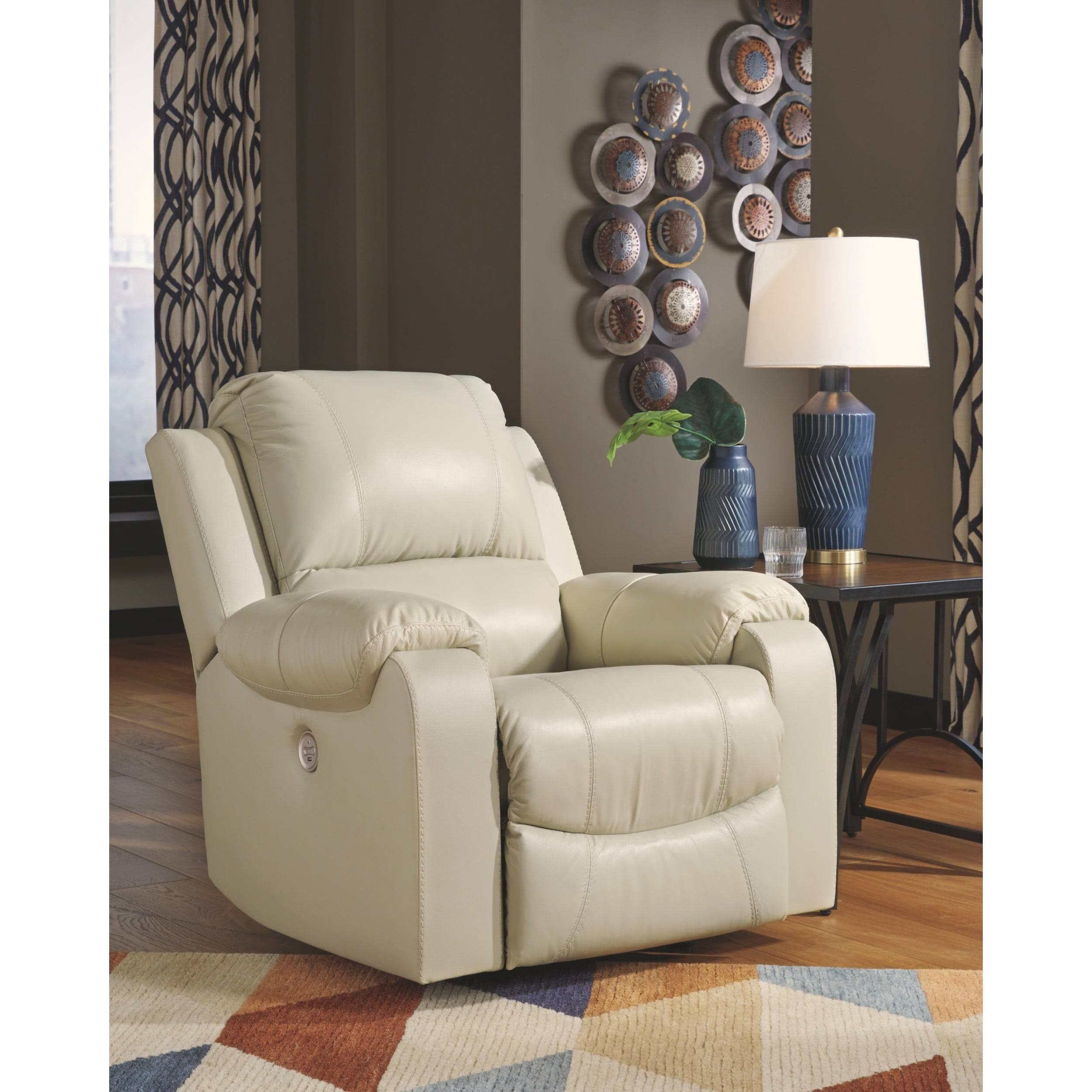 Cream Power Rocker Recliner P551395