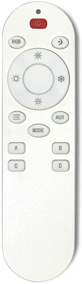 Modern LED Floor Lamp with Remote Control, Dimmable 3 Colors Temperature 3000K-4500K-6000K E6831