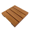 Solid Hardwood Deck Tile in Exotic Cumaru (4 per CASE) O434563
