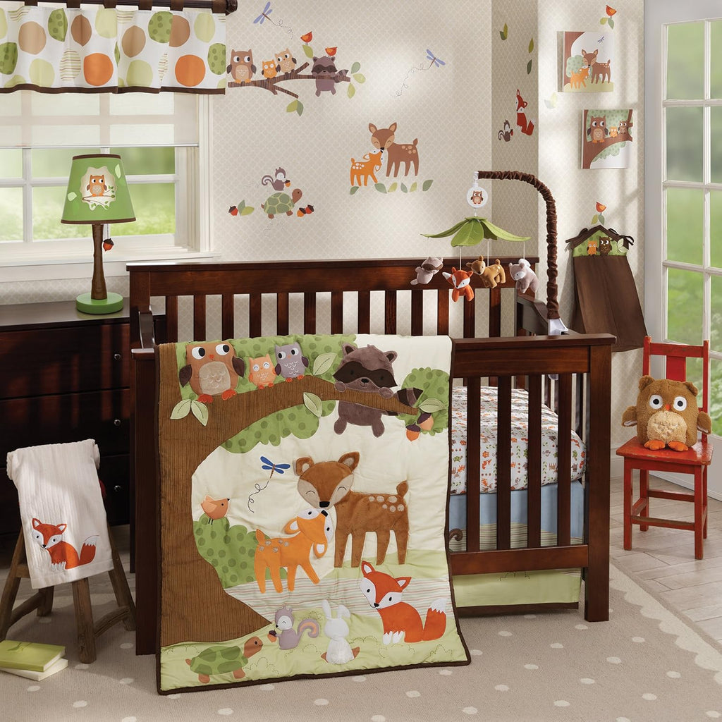 Multicolor Forest Animals Musical Baby Crib Mobile F137664