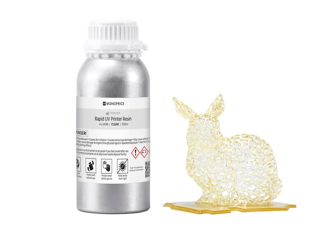 Clear UV 3D Printer Resin 500ml L599