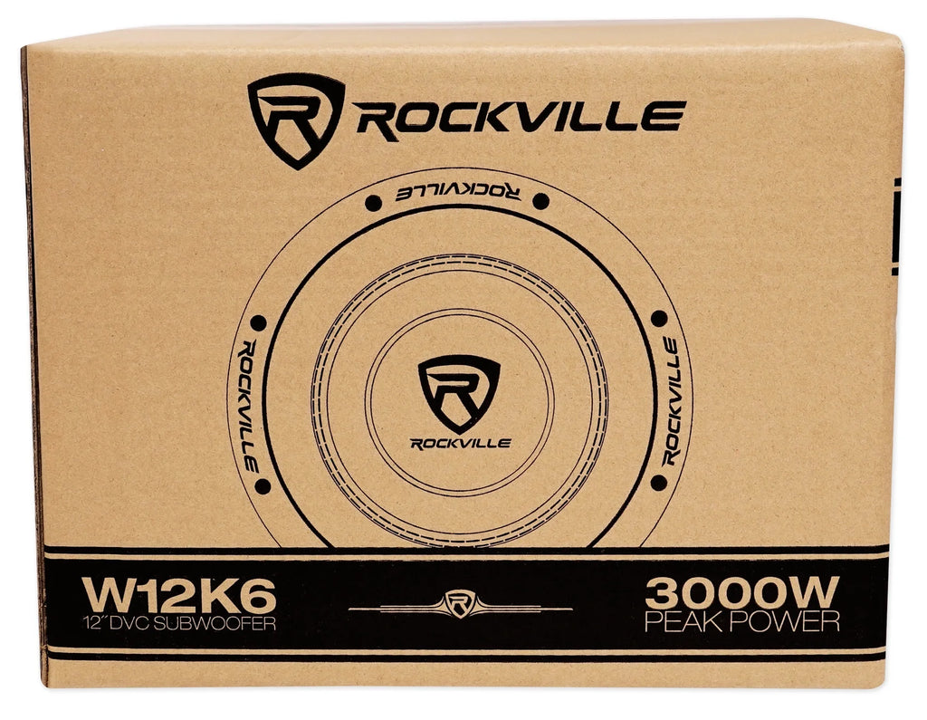 12" 4800w Car Audio Subwoofers with Sealed Sub Box Enclosure M99384