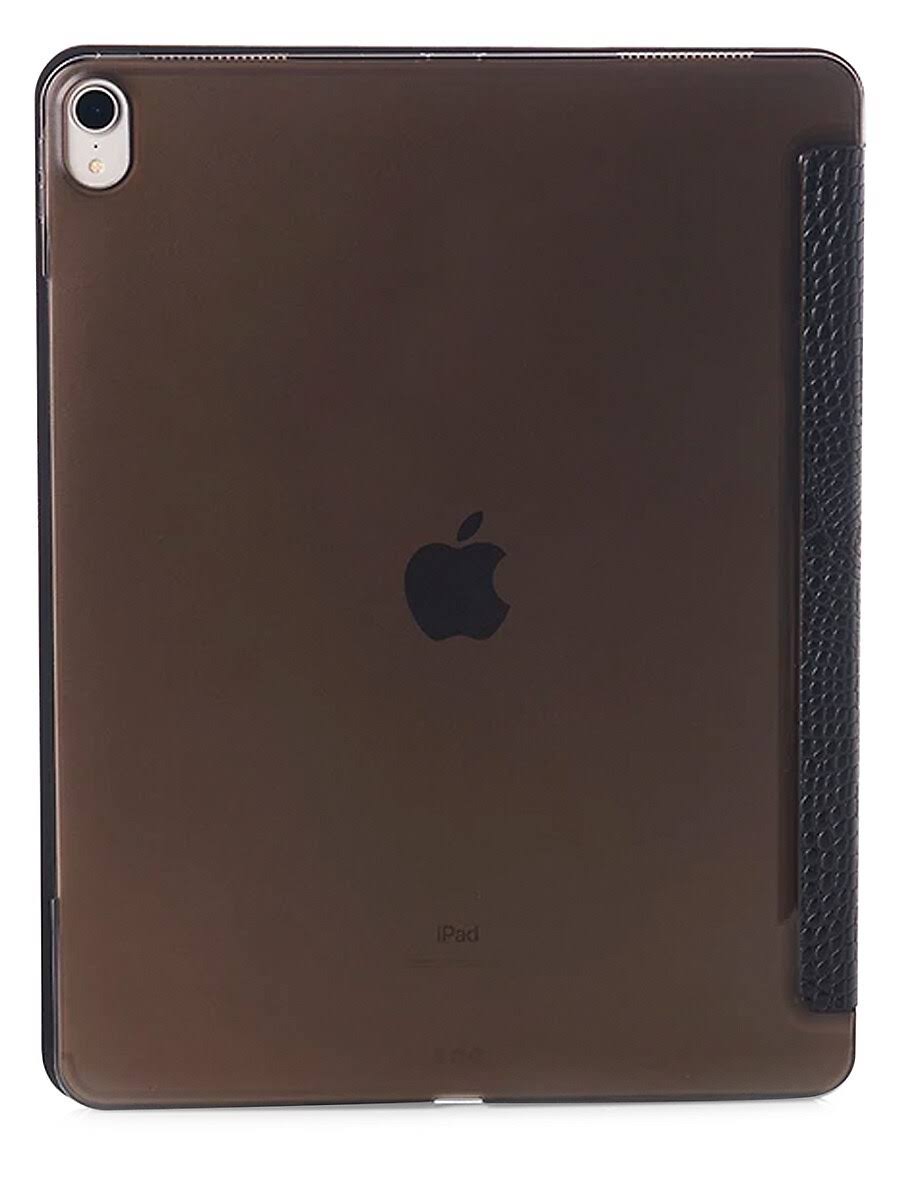 Black Crocodile-Embossed iPad Pro Case B737202
