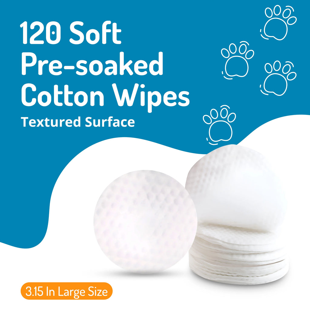 100 Count Dog Wrinkle Wipes for French Bulldog, English Bulldog, Pugs P166531