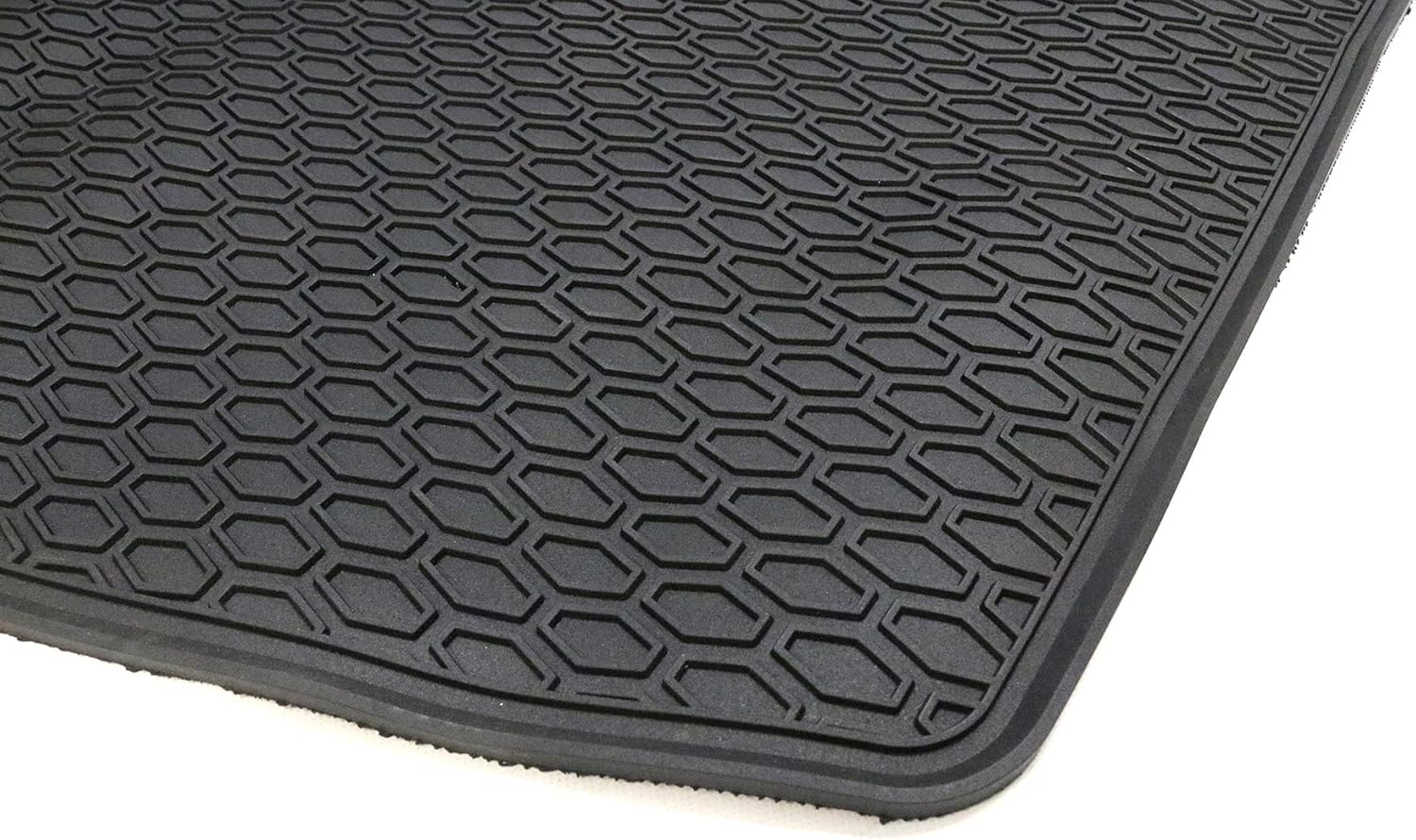 Rubber Trunk Mat Custom Fit Pack of 2 J3462