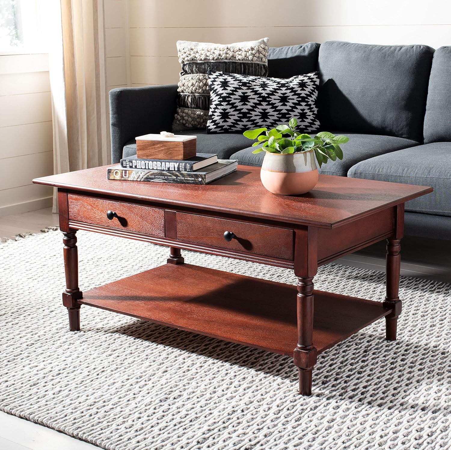 Vintage Grey Coffee Table V592