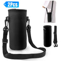 2Pcs Insulated Water Bottle Bags with Adjustable Shoulder Strap D268944