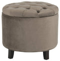 Tufted Storage Ottoman D6981