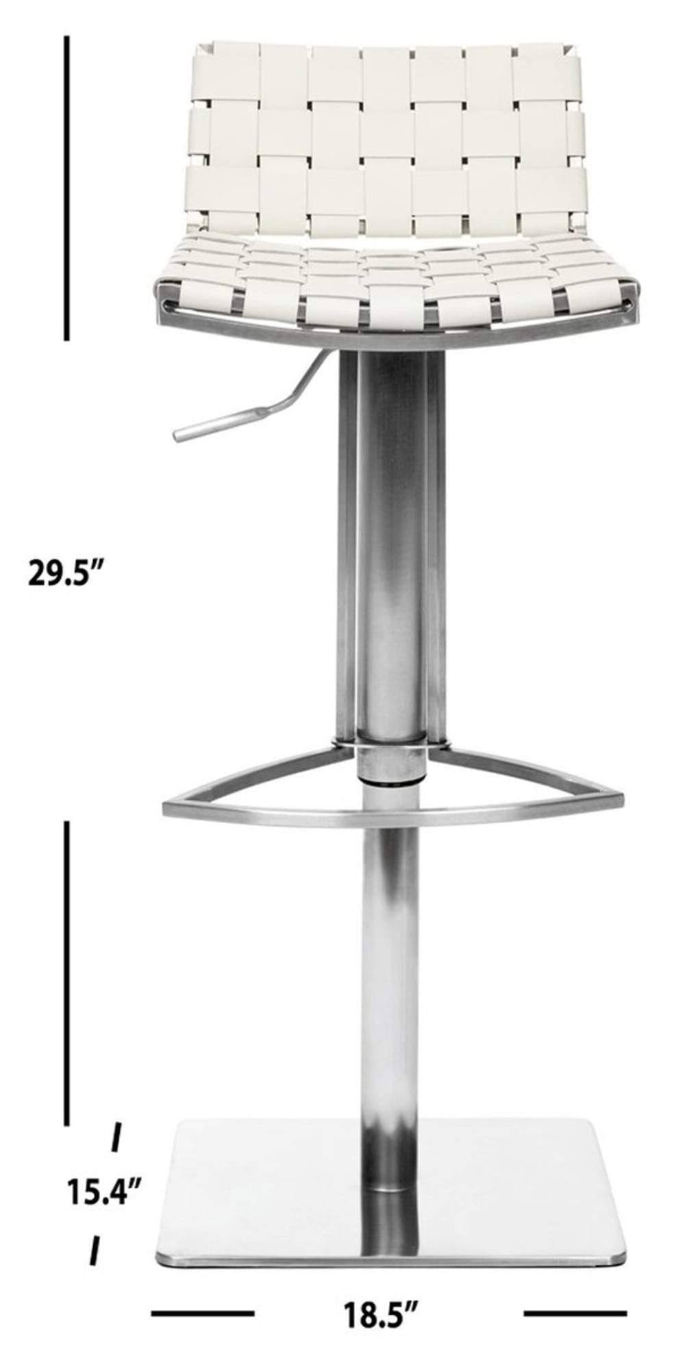 Brown Gas Lift Swivel Bar Stool Q99454