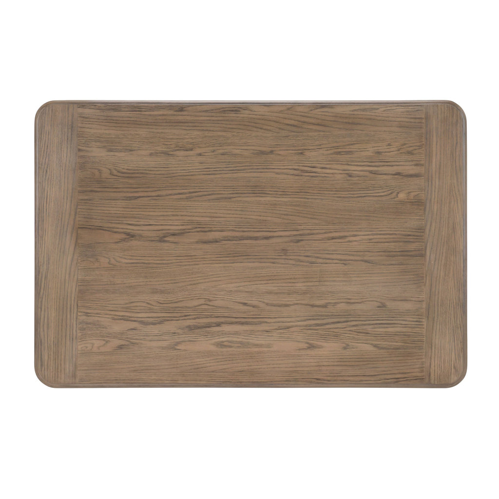 Aged Taupe Rustic White Pub Table P5384
