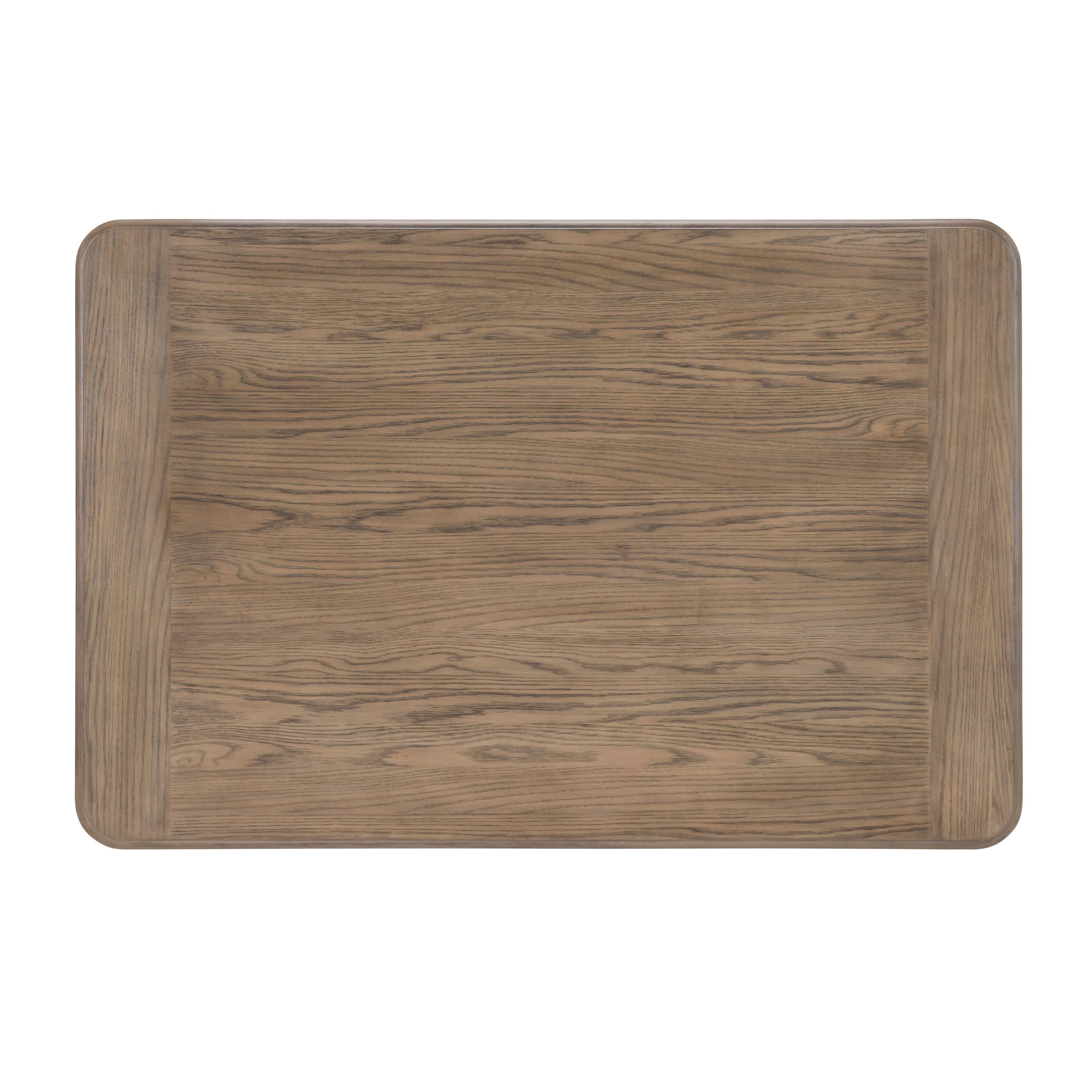 Aged Taupe Rustic White Pub Table P5384