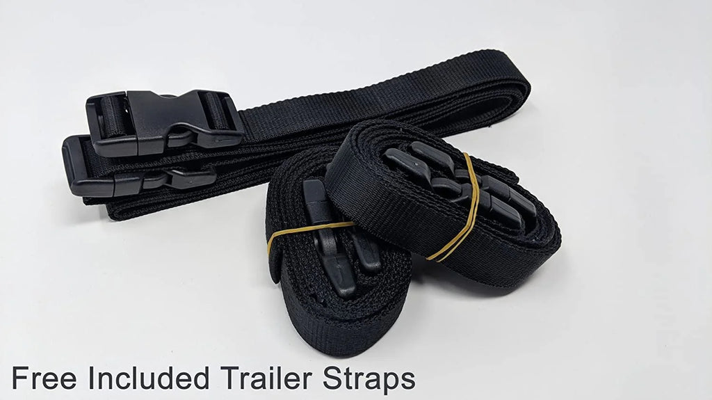 Yellow/Black Jet Ski Cover with Trailer Straps and Storage Bag O5596