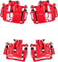 Red Coated Brake Calipers Brake Kit N5293