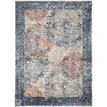 Blue/Ivory/Red Area Rug O3480