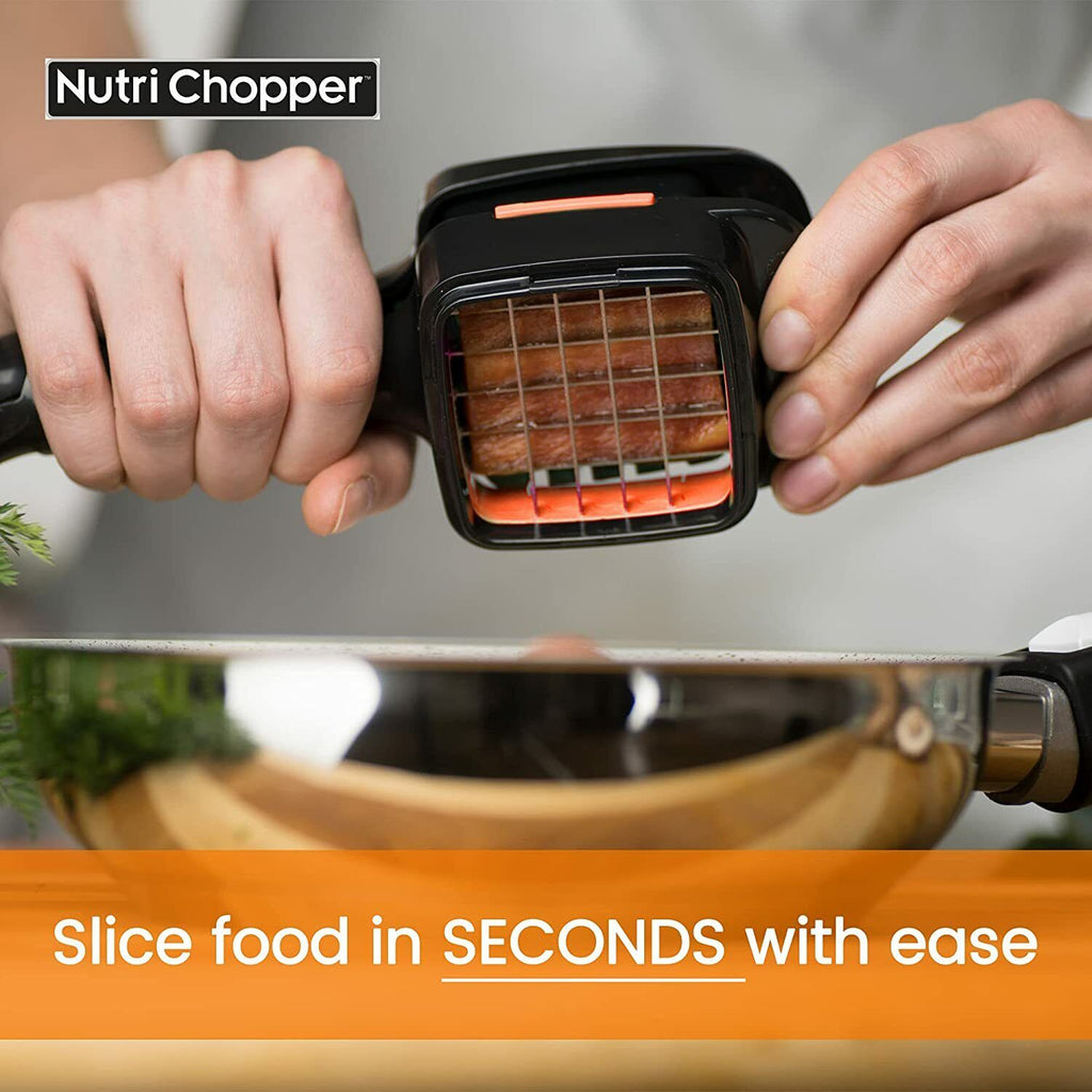 Food Vegetable Chopper Dicer with Stainless Steel Blades & Container B493889