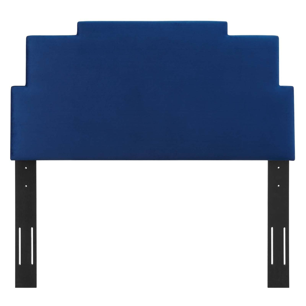 Navy Performance Velvet King/California King Headboard O6040