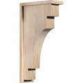 Mediterranean Smooth Corbel with Backplate, Douglas Fir W42936