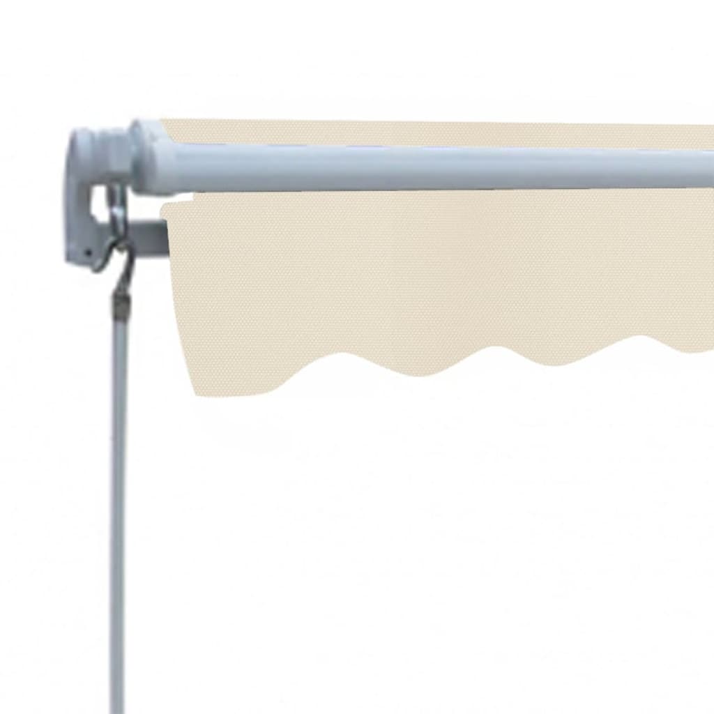 Folding Awning Manual Operated 118.1" Cream V600