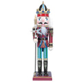 Walnut Wooden Nutcracker Soldier Doll Xmas Decor E44857