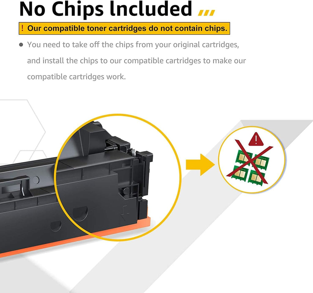 4-Pack Toner Cartridge for HP 414A 414X W2020A W2021A W2022A W2023A S58980