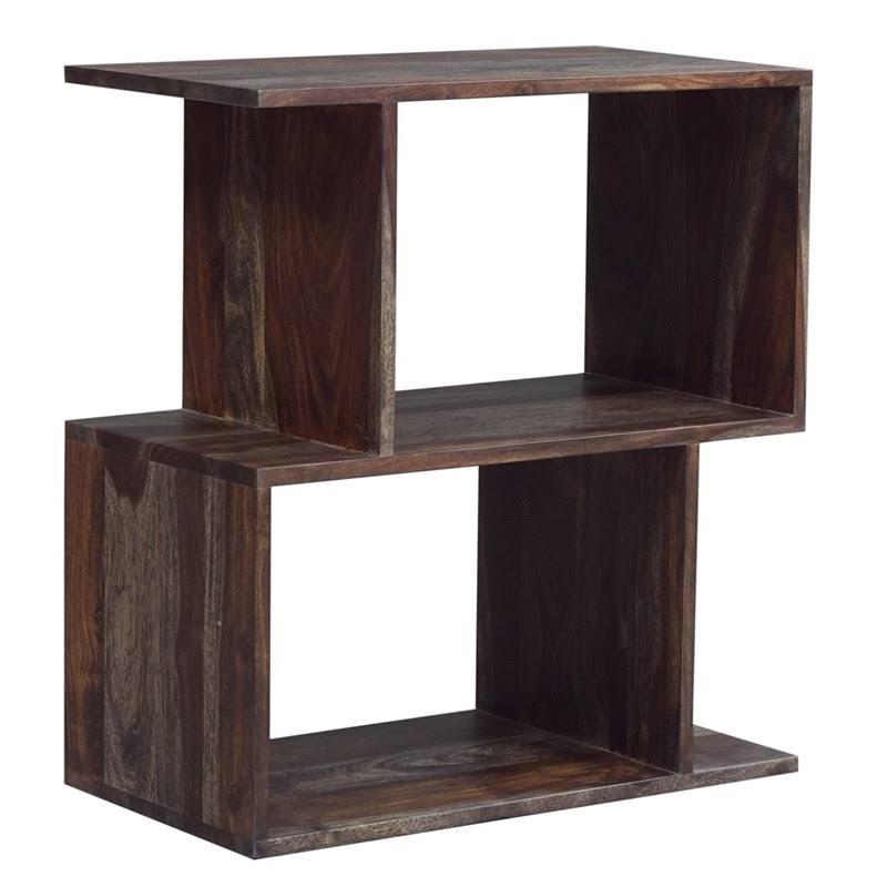 Gray Solid Sheesham Wood Bookcase M979