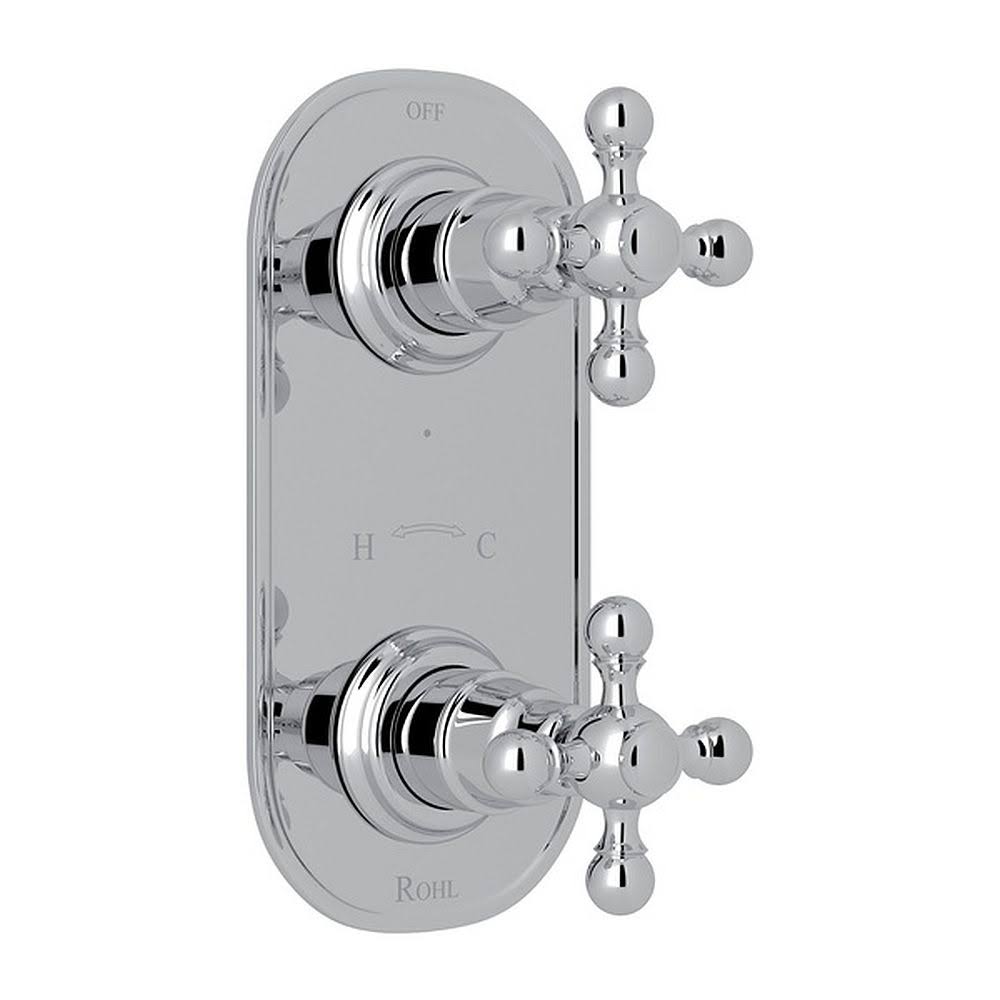 Polished Chrome Thermostatic Trim with Diverter U84971