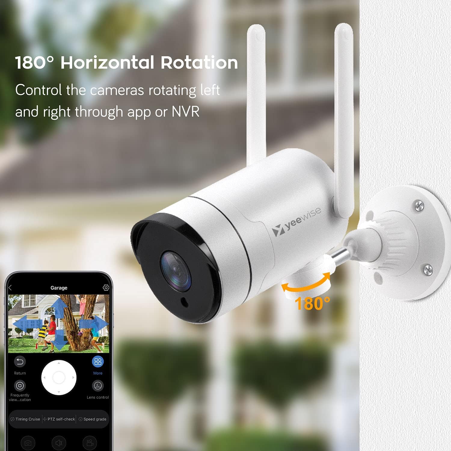 2K Wireless Security Camera System with 12 HD Monitor and 4pcs Cameras B556366