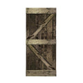 Espresso Solid Knotty Pine Wood Interior Sliding Barn Door Slab M917455