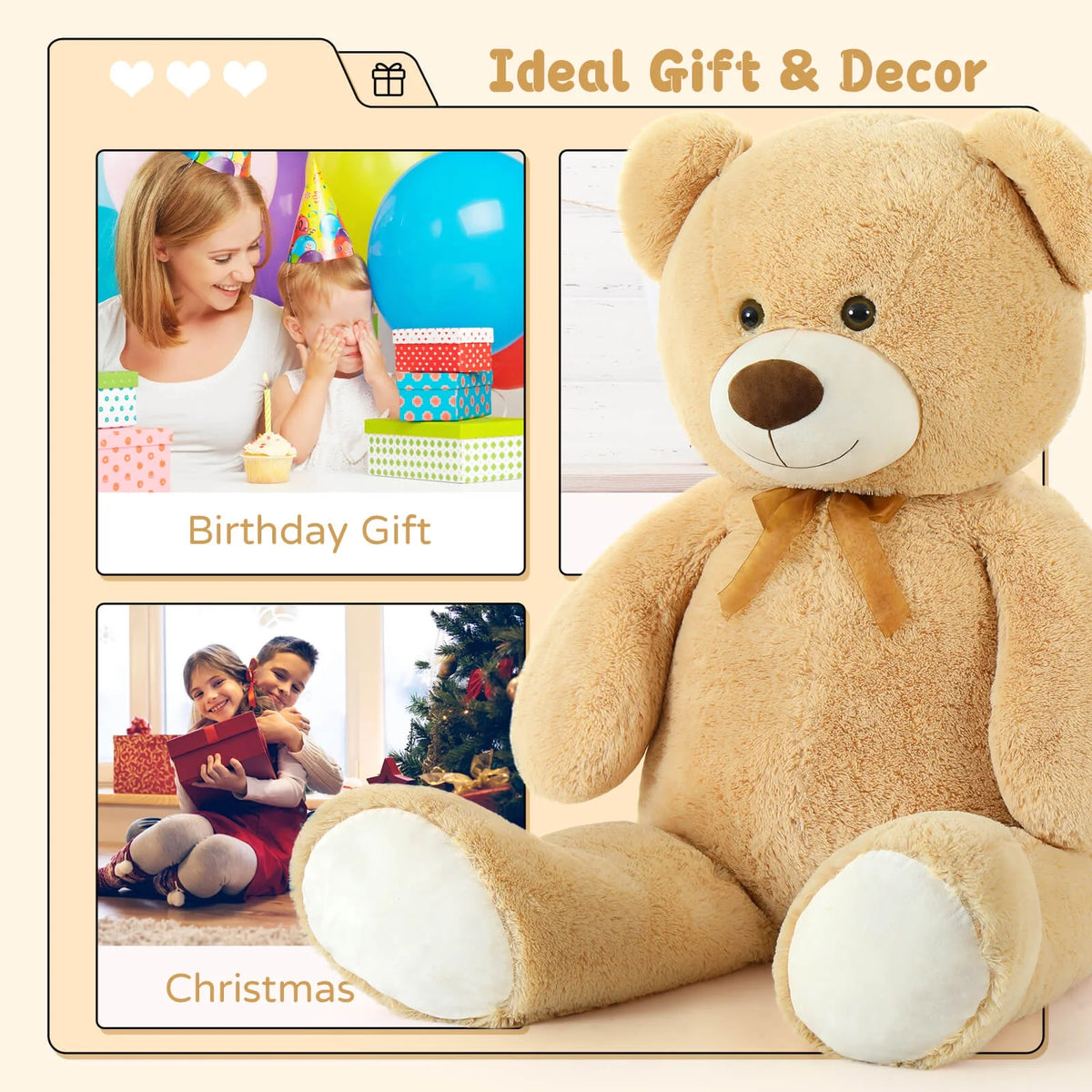 Giant Teddy Bear Plush Toy C70437